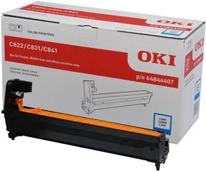 Cylinder do drukarek C822, 831, 841, OKI Cyan, 30 tys. stron